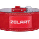 Пояс для пауерліфтингу шкіряний Zelart SB-165159 спинка-10см розмір-XS-XXL червоний