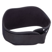 Пояс атлетичний текстильний ZELART SB-165406 спинка-19см розмір-XS-XXL чорний