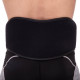 Пояс атлетичний текстильний ZELART SB-165406 спинка-19см розмір-XS-XXL чорний