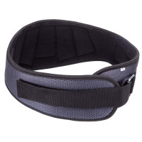 Пояс атлетичний текстильний Zelart SB-165411 спинка-17см розмір-XS-XXL сірий
