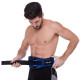 Пояс атлетичний текстильний Zelart SB-165415 розмір XS-XXL спинка-16см розмір XS-XXL синій