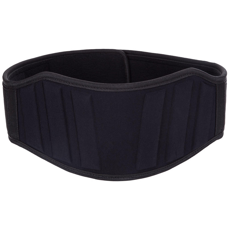 Пояс атлетичний текстильний Zelart SB-165428 спинка-14см розмір XS-XXL чорний