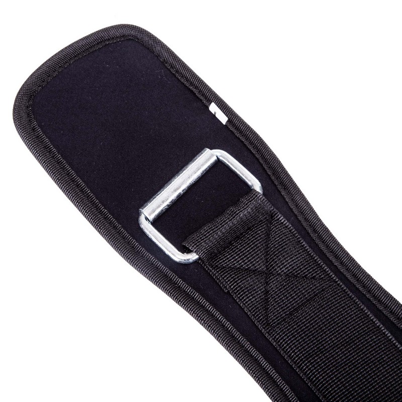 Пояс атлетичний текстильний Zelart SB-165447 спинка-14см розмір XS-XXL чорний