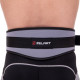 Пояс атлетичний текстильний Zelart SB-165459 спинка-15см розмір-XS-XXL сірий