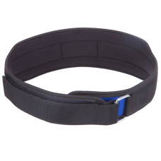 Пояс атлетичний посилений регульований Zelart SB-165521 спинка-10см розмір XS-XXL синій