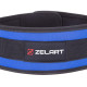 Пояс атлетичний посилений регульований Zelart SB-165521 спинка-10см розмір XS-XXL синій