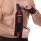 Бинти кистьові для жиму STRENGTH WRIST WRAPS Zelart SB-167070 2штуки чорний-червоний