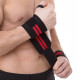 Бинти кистьові для жиму STRENGTH WRIST WRAPS Zelart SB-167070 2штуки чорний-червоний