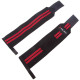 Бинти кистьові для жиму STRENGTH WRIST WRAPS Zelart SB-167070 2штуки чорний-червоний