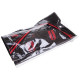Бинти кистьові для жиму STRENGTH WRIST WRAPS Zelart SB-167070 2штуки чорний-червоний
