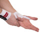 Бинти кистьові для жиму STRENGTH WRIST WRAPS Zelart SB-167071 2штуки білий-червоний