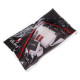 Бинти кистьові для жиму STRENGTH WRIST WRAPS Zelart SB-167071 2штуки білий-червоний