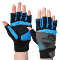 Рукавиці спортивні TAPOUT SB168510 L-2XL чорний-синій