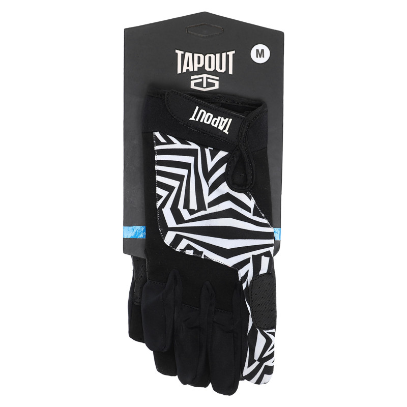 Рукавиці спортивні TAPOUT SB168518 XS-M чорний-білий
