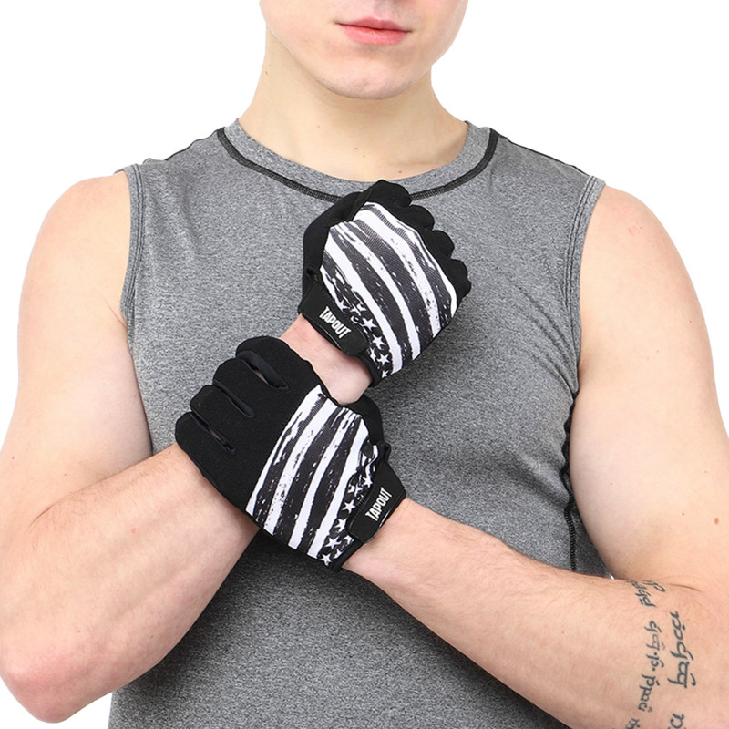Рукавиці спортивні TAPOUT SB168519 XS-XL чорний-білий