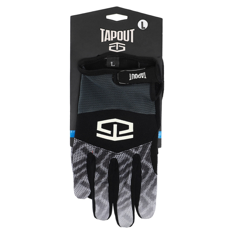 Рукавиці спортивні TAPOUT SB168522 S-M чорний-сірий