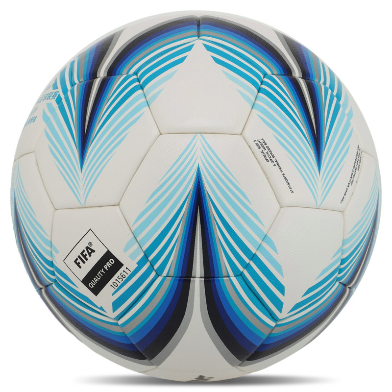 М'яч футбольний STAR THE POLARIS 2000 FIFA SB235FTB №5 PU білий-блакитний