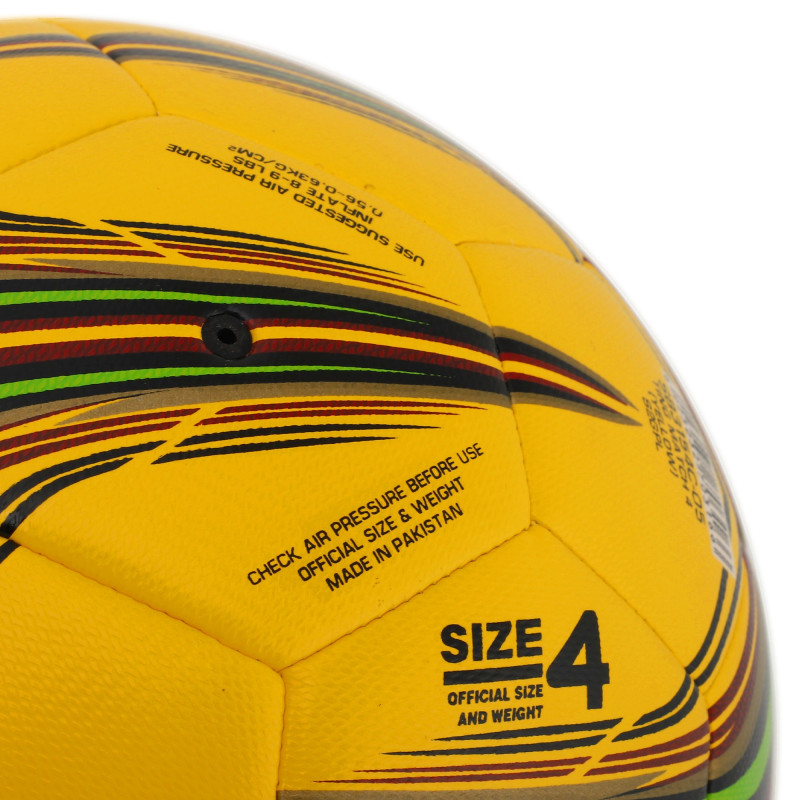 М'яч футбольний STAR TING MATCH 4 HYBRID SB3154C-05 №4 PU жовто-салатовий