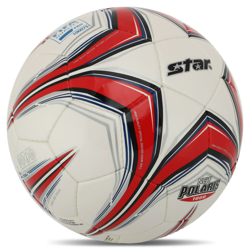М'яч футбольний STAR NEW POLARIS 1000 FIFA SB375F №5 PU