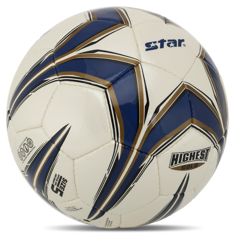 М'яч футбольний STAR HIGHEST GOLD SB4015C №5 Composite Leather