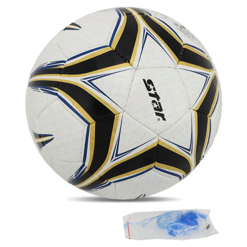 М'яч футбольний STAR POLARIS GOLD SB4065C №5 PU