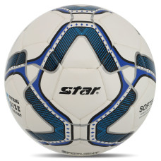 М'яч футбольний SOFTEK STAR SPOTLIGHT SB4085C №5 PU білий-синій