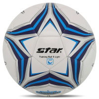 М'яч футбольний STARTRAINING BALL 5 LIGHT SB8145L №5 PU білий-синій