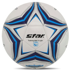М'яч футбольний STARTRAINING BALL 5 LIGHT SB8145L №5 PU білий-синій