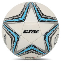 М'яч футбольний STAR SPORTS 550 L101 SB8235 №5 PU білий-блакитний