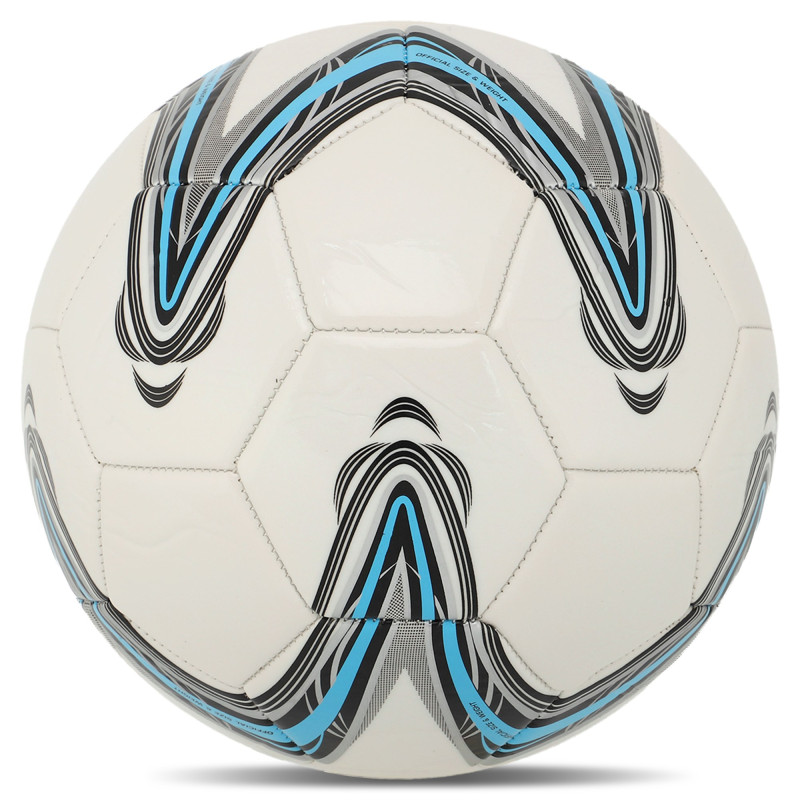 М'яч футбольний STAR SPORTS 550 L101 SB8235 №5 PU білий-блакитний