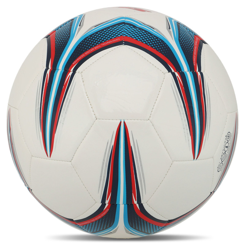 М'яч футбольний STAR CAPTAIN SB8665 №5 PU білий-синій-червоний