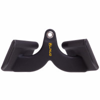Рукоятка для тяги з вузьким хватом V-Bar нековзне покриття LINUO FITNESS SC-3704-24 31см чорний