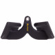 Рукоятка для тяги з вузьким хватом V-Bar нековзне покриття LINUO FITNESS SC-3704-24 31см чорний