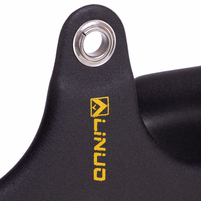 Рукоятка для тяги з вузьким хватом V-Bar нековзне покриття LINUO FITNESS SC-3704-24 31см чорний