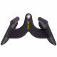 Рукоятка для тяги з вузьким хватом V-Bar нековзне покриття LINUO FITNESS SC-3704-31 31см чорний