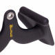 Рукоятка для тяги з вузьким хватом V-Bar нековзне покриття LINUO FITNESS SC-3704-31 31см чорний