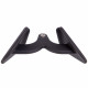 Рукоятка для тяги з вузьким хватом V-Bar нековзне покриття LINUO FITNESS SC-3704-31 31см чорний
