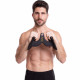 Рукоятка для тяги з вузьким хватом V-Bar нековзне покриття LINUO FITNESS SC-3704-31 31см чорний