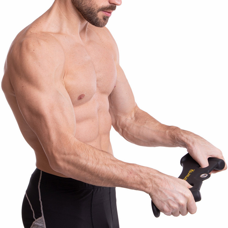 Рукоятка для тяги з вузьким хватом Triceps Grip нековзне покриття LINUO FITNESS SC-3706-34-1 чорний