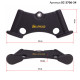 Рукоятка для тяги з вузьким хватом Triceps Grip нековзне покриття LINUO FITNESS SC-3706-34 34см чорний