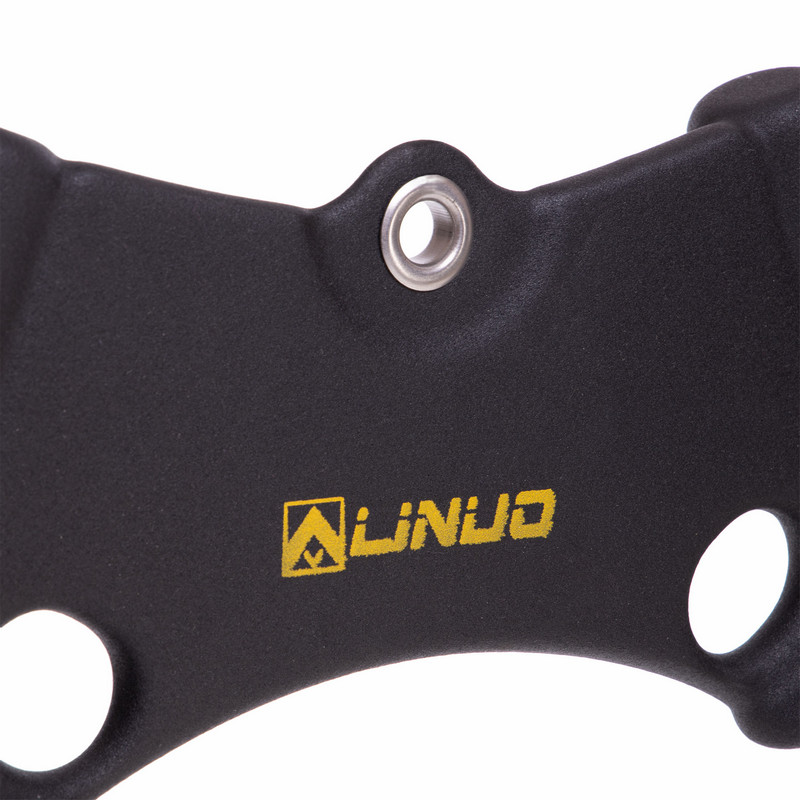 Рукоятка для тяги з вузьким хватом Triceps Grip нековзне покриття LINUO FITNESS SC-3706-34 34см чорний