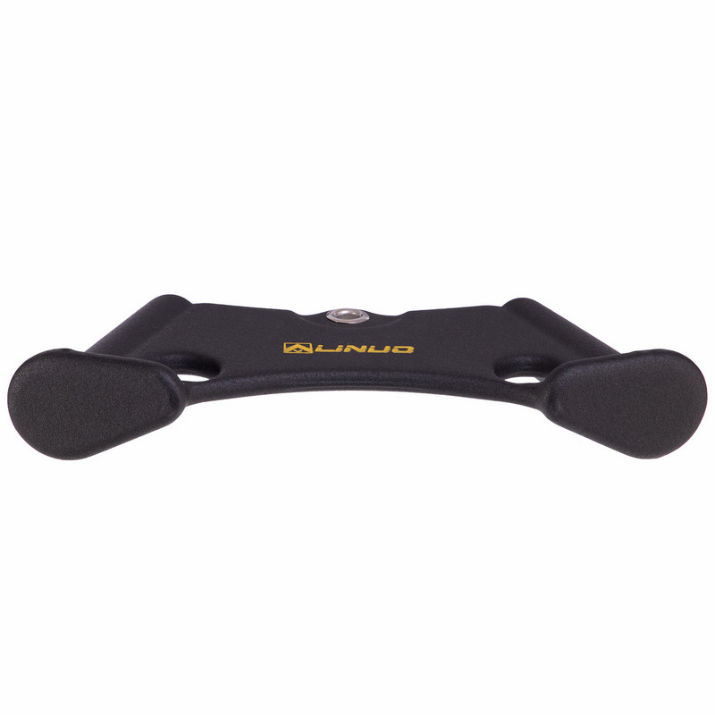 Рукоятка для тяги з вузьким хватом Triceps Grip нековзне покриття LINUO FITNESS SC-3706-34 34см чорний