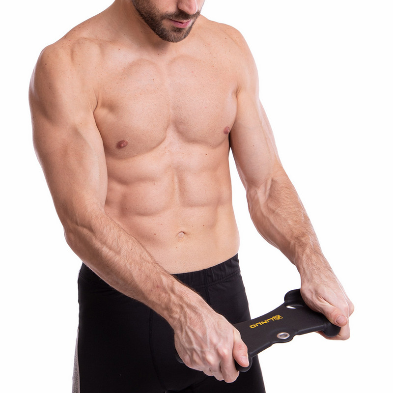 Рукоятка для тяги з вузьким хватом Triceps Grip нековзне покриття LINUO FITNESS SC-3706-34 34см чорний