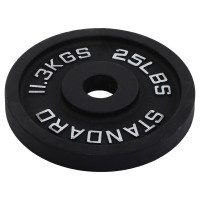 Млинці диски сталеві пофарбовані STANDARD SC-80103-25LB 50мм 11,3кг сірий