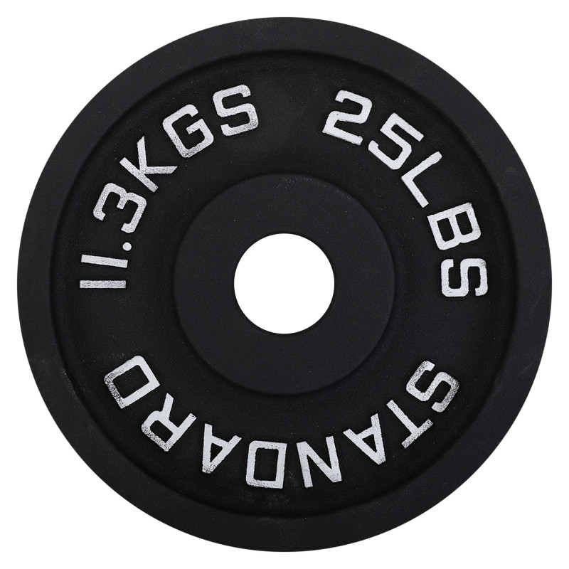 Млинці диски сталеві пофарбовані STANDARD SC-80103-25LB 50мм 11,3кг сірий