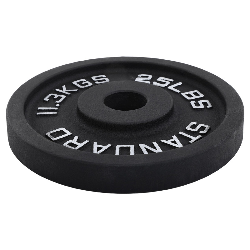 Млинці диски сталеві пофарбовані STANDARD SC-80103-25LB 50мм 11,3кг сірий