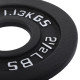 Млинці диски сталеві пофарбовані STANDARD SC-80103-2_5LB 50мм 1,13 кг сірий