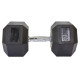 Гантель цільна шестигранна гексагональна обгумована SP-Planeta SC-8013-37_5 1шт 37,5кг чорний
