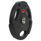 Млинці диски гумові з потрійним хватом та металевою втулкою LIFE FITNESS SC-80154B-15 51мм 15кг чорний