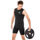 Млинці диски гумові з потрійним хватом та металевою втулкою LIFE FITNESS SC-80154B-15 51мм 15кг чорний